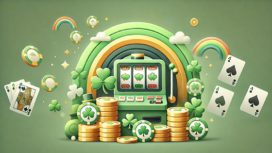 Voorbeeld van Ierse thema slots zoals je die bij Slot7 kunt tegenkomen