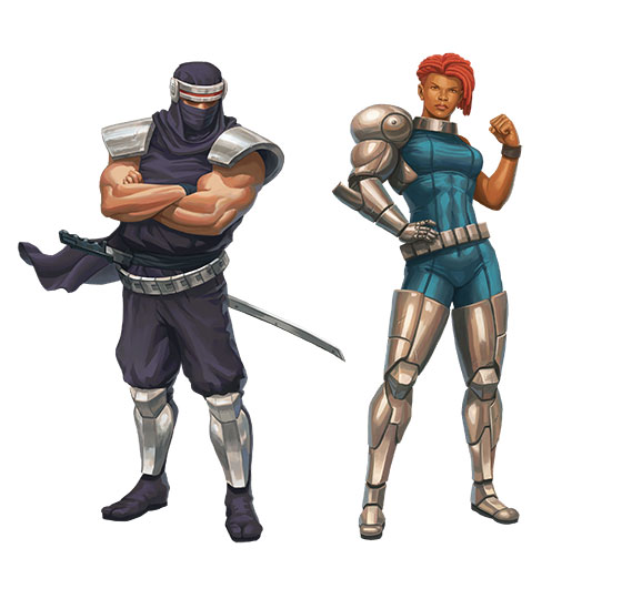 blazing-chrome-characters